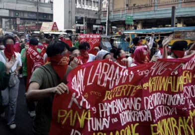 From Ang Bayan: Kabataang Makabayan Members Stage Rally In Manila